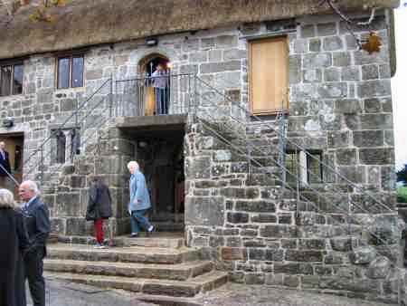 Ann Munden from Belstone leaving the lower entrance