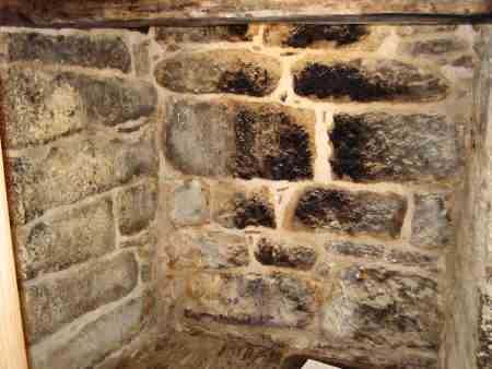Fireplace discovered in the kitchen