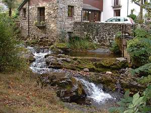 Start of the leat