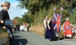 Coming down the hill