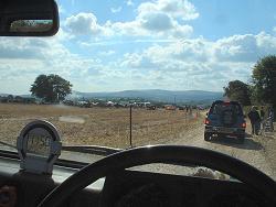 Through windscreen driving to show