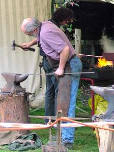 Dave with anvil & fire