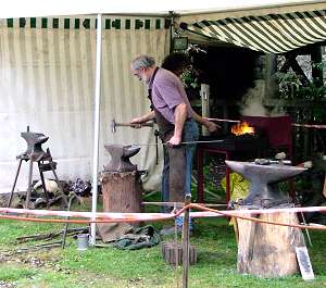 Blacksmith tent