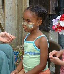 Face Painting at South Tawton School