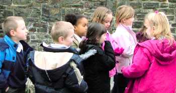 Crowd of children