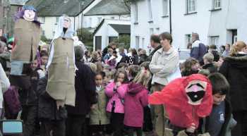 Procession in street
