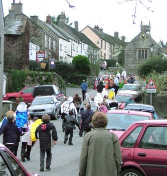 Up the hill to St Mary's