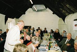 Passing the wine