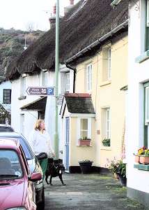 Houses opposite Finch Foundry