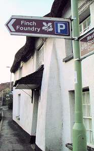 Finch Foundry sign
