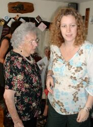 Irene & granddaughter