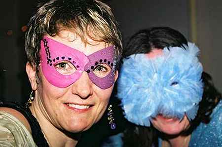 Masked lady