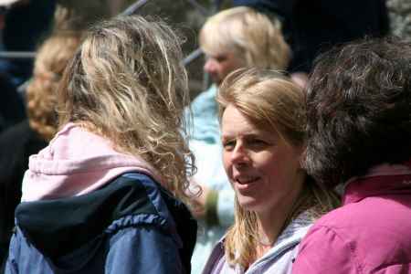 Caroline Boother organised the Maypole dancing