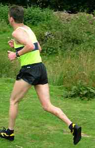 five metres to go
